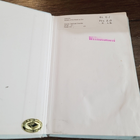 The Boxcar Children The Mystery of the Mixed-up Zoo Hardcover 1992 - Picture 9 of 10